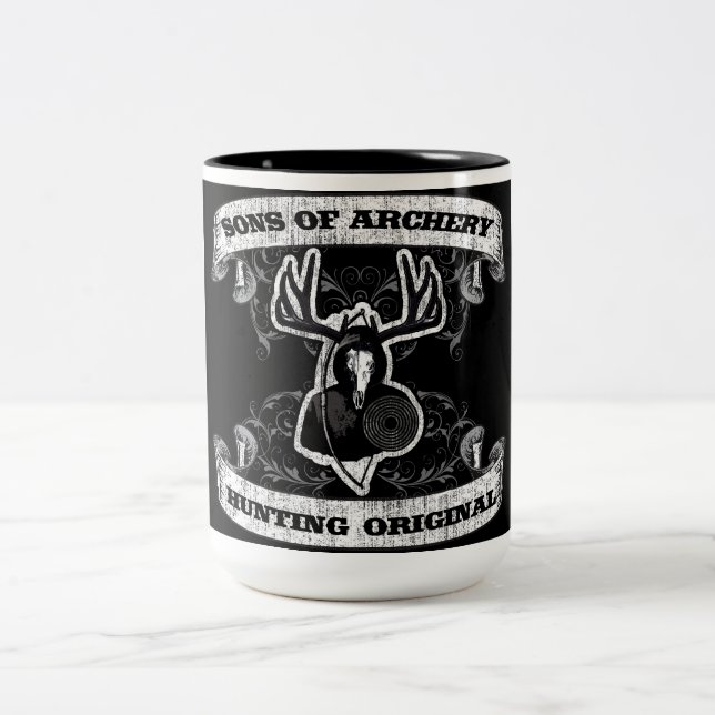 Söhne des Bogenschießens - Jagd der ursprünglichen Zweifarbige Tasse (Mittel)