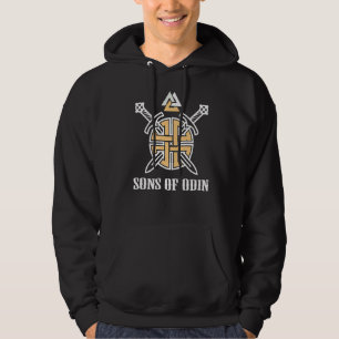Söhne des Odin-Nordic Valhalla Wikinger Schwert fü Hoodie