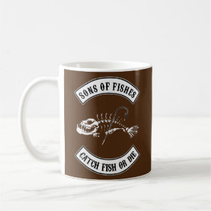 Söhne Fische Vintag Kaffeetasse