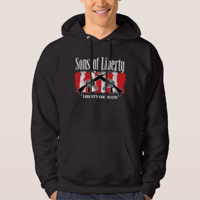 Söhne Freiheit FREIHEIT ODER TODESdoppelseitigen Hoodie (Vorderseite)