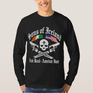 SÖHNE irischen Bluts IRLANDS/des amerikanischen T-Shirt