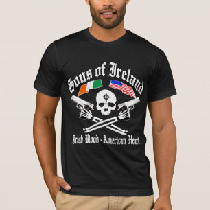 SÖHNE irischen Bluts IRLANDS/des amerikanischen T-Shirt