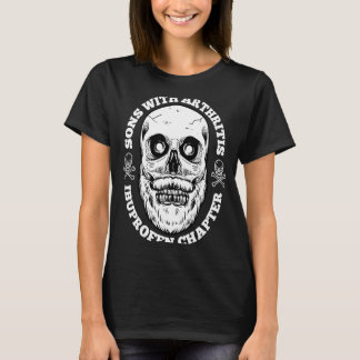 Söhne mit Arthritis Biker Skull Rentirement Spaß T-Shirt