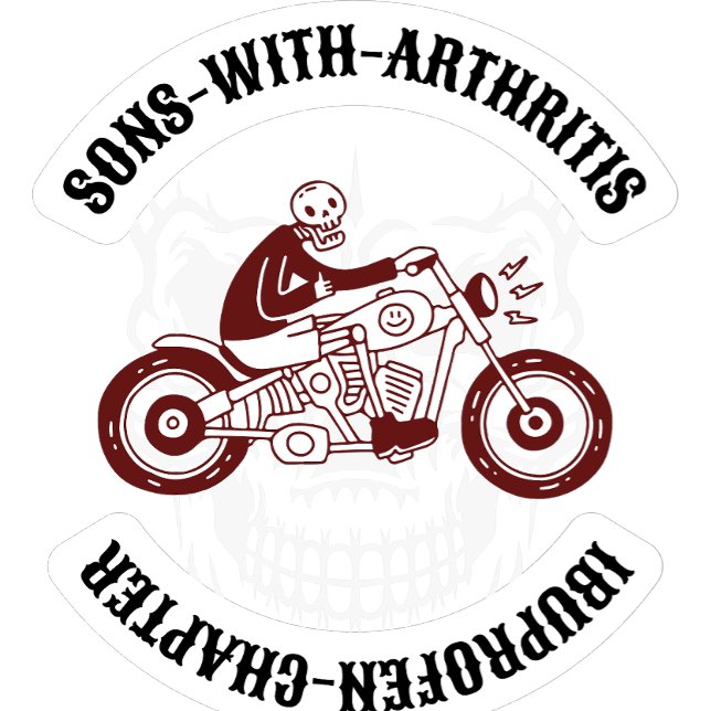 Söhne mit Arthritis Ibuprofen T - Shirt (Von Creator hochgeladen)