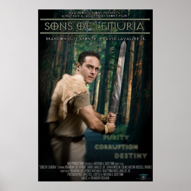 'Söhne von Lemuria' Poster (Vorne)