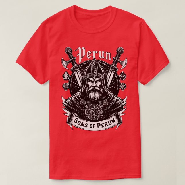 Söhne von Perun T-Shirt (Design vorne)