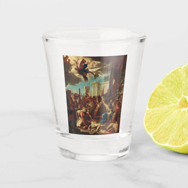 Söhne von Saint Felicitas Schnapsglas (Vorderseite)