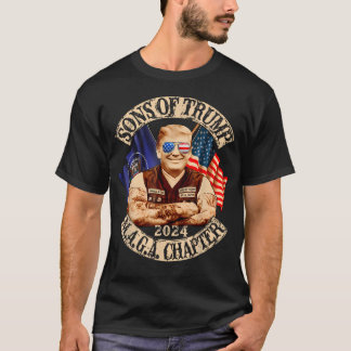 Söhne von Trump Maga Kapitel 2024 T-Shirt