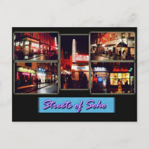 Soho london Postkarte