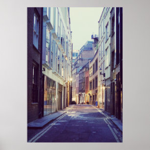 Soho London Street-Szene Poster
