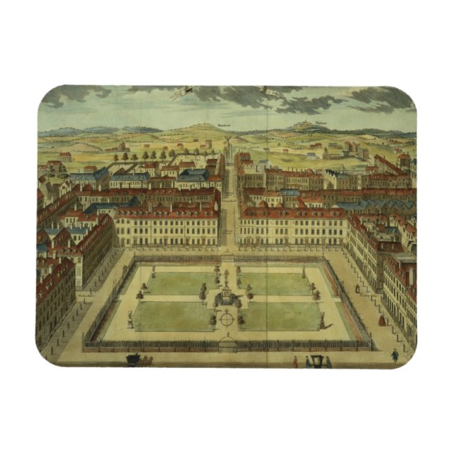 Soho oder King's Square für 'Stow's Survey of Lond Magnet (Horizontal)