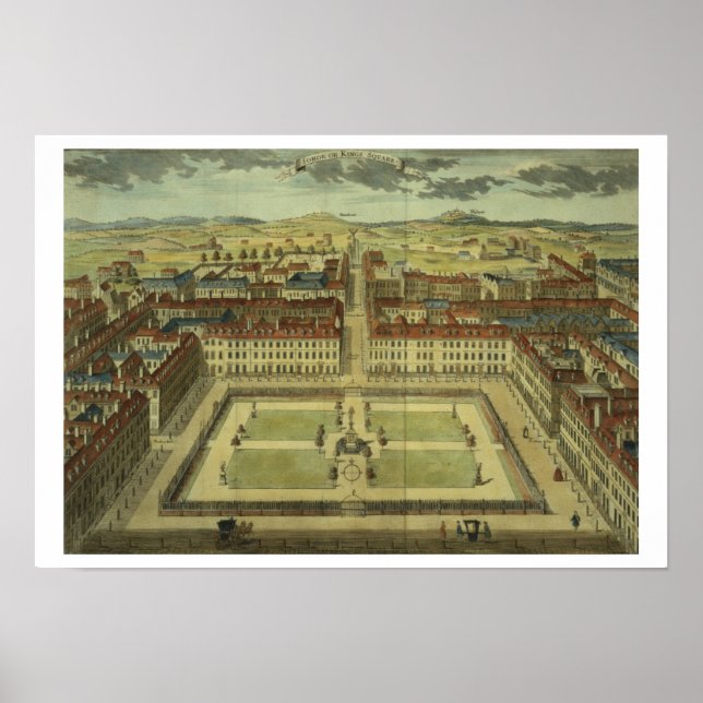 Soho oder King's Square für 'Stow's Survey of Lond Poster (Vorne)