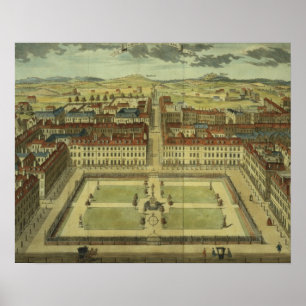 Soho oder Königs Square, für 'die Übersicht des Poster