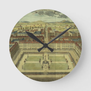 Soho or King's Square, for 'Stow's Survey of Londo Runde Wanduhr