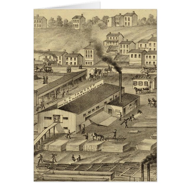 Soho Sägen und Planen von Meilen und Barge Yards (Vorne)