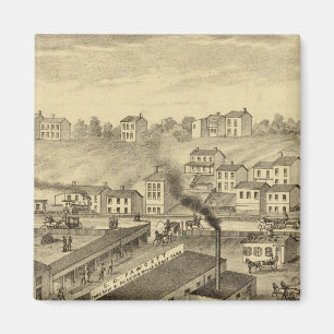 Soho Sägen und Planen von Meilen und Barge Yards Magnet