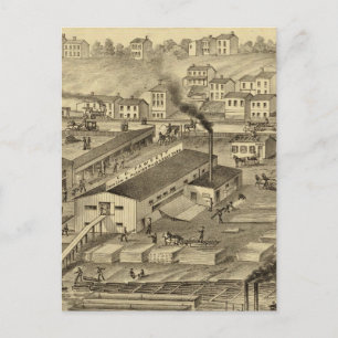 Soho Sägen und Planen von Meilen und Barge Yards Postkarte