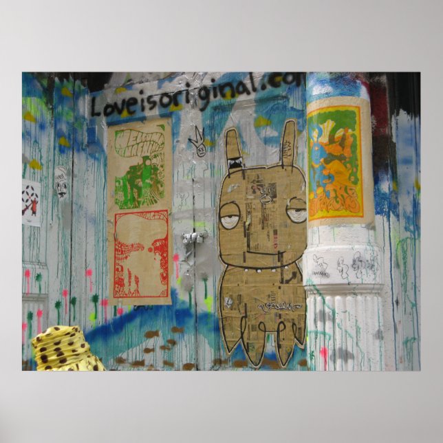 Soho Street Art Poster (Vorne)