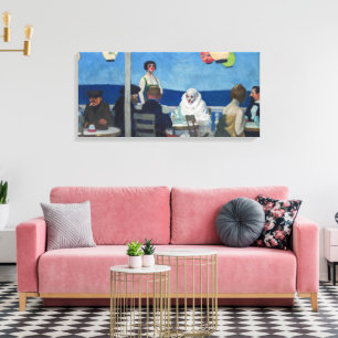 Soir Bleu   Edward Hopper   Leinwanddruck