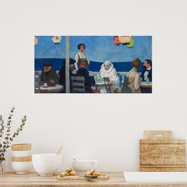 Soir Bleu | Edward Hopper | Poster (Küche)