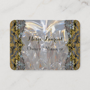 Soirée Luxury Gold Professional Rund Visitenkarte
