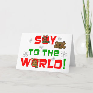 Soja für die Welt Feiertagskarte