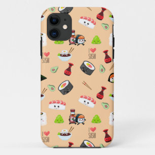 Soja in Liebe niedlich-gelb Kawaii Sushi Case-Mate iPhone Hülle
