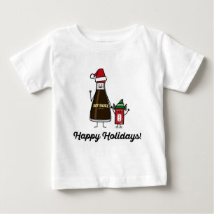 Soja Sauce Flasche Kind Weihnachten Weihnachten Baby T-shirt