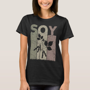 Sojabohnen Vintag Sojabohnen Retro Sojabohnen Fein T-Shirt