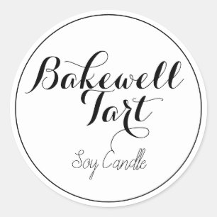 Sojabohnenöl-Kerzenaufkleber Runder Aufkleber