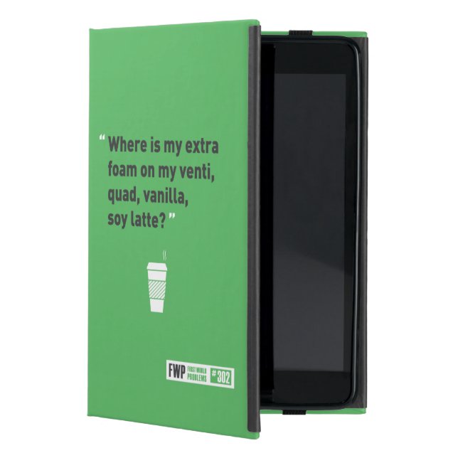 Sojabohnenöl Latté Etui Fürs iPad Mini (Vorderseite)