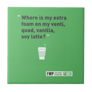 Sojabohnenöl Latté Fliese