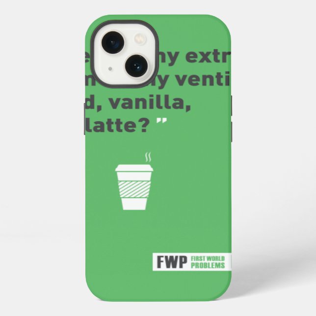 Sojabohnenöl Latté iPhone Hülle (Rückseite)