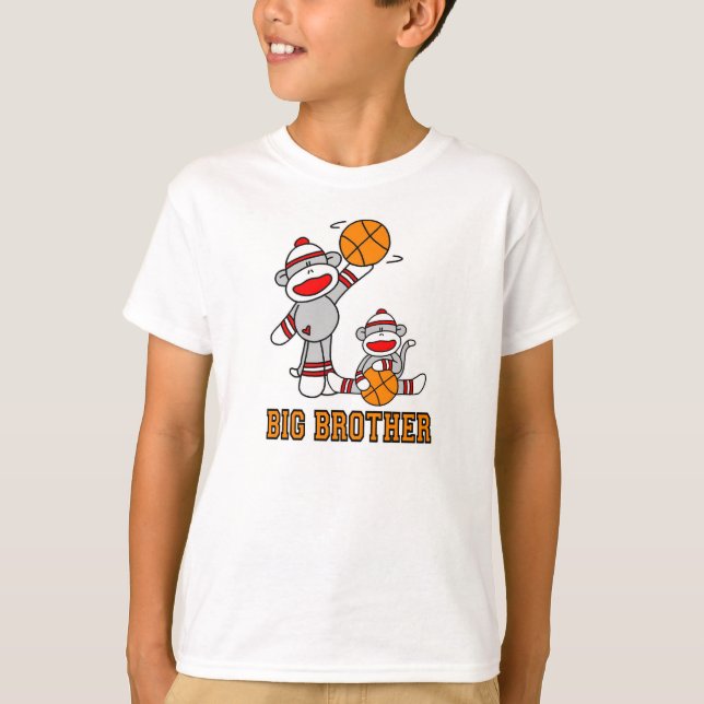 Sojamähnen Basketball Große Brüder T-Shirt (Vorderseite)