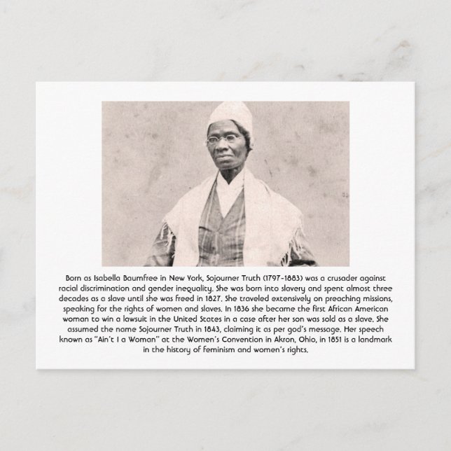 Sojourner Truth - Feminist Postkarte (Vorderseite)