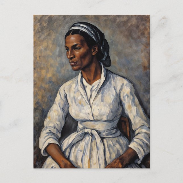 Sojourner Truth Portrait Art Postkarte (Vorderseite)
