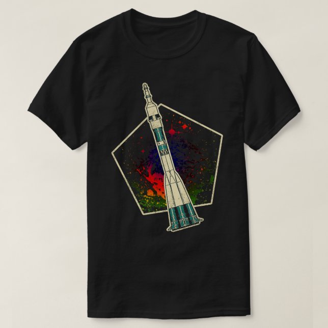Sojus-Rakete 1 T-Shirt (Design vorne)