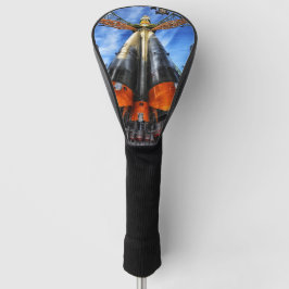 Sojus-Rakete auf Pad Golf Headcover