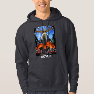 Sojus-Rakete auf Pad Hoodie