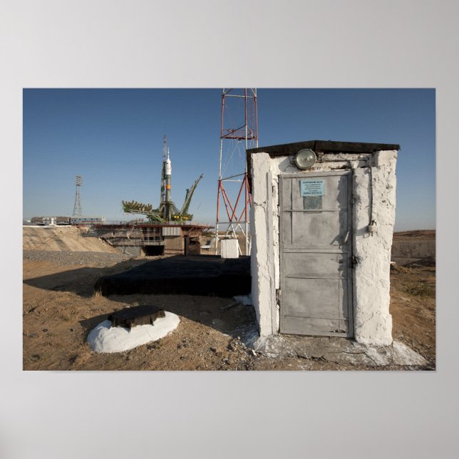 Sojus Rakete kurz nach der Ankunft Poster (Vorne)