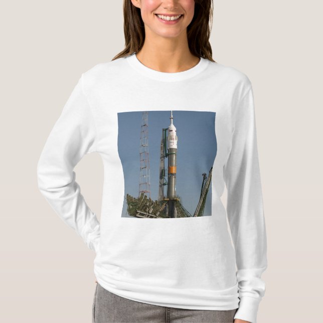 Sojus Rakete kurz nach der Ankunft T-Shirt (Vorderseite)