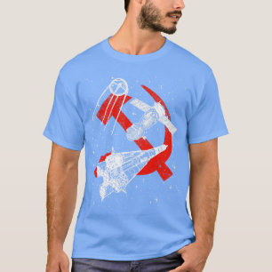 Sojus-Rakete Sojus-Raumfahrzeug Sputnik-Satellit 1 T-Shirt