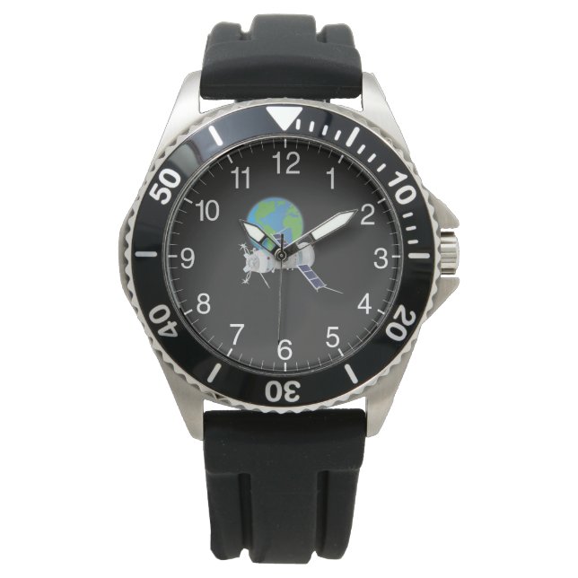 Sojus Raumsonde Armbanduhr (Vorderseite)