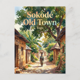 Sokodé Altstadt Togo Postkarte