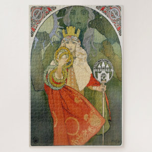 Sokol Festival von Alphonse Mucha Puzzle