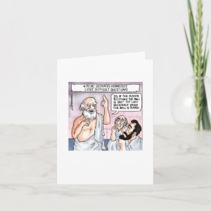 Sokrates erläutert die Abwärtsregel Karte