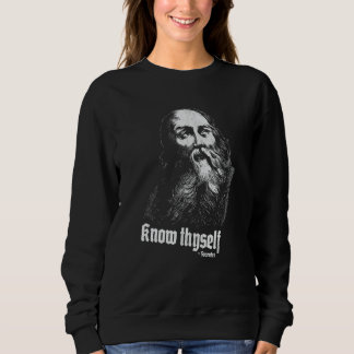Sokrates Kennen sich selbst griechisch P Sweatshirt
