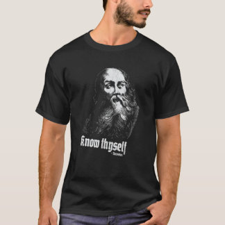 Sokrates Kennen sich selbst griechisch P T-Shirt