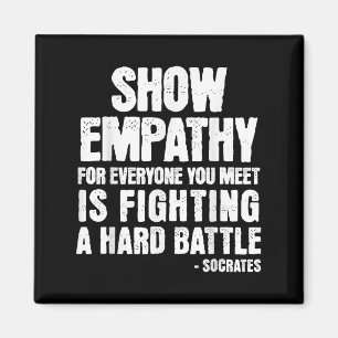 Sokrates Kindness Zitat stoische Philosophie Stoic Magnet