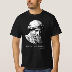 Sokrates "Know Nothing" Philosopher T - Shirt